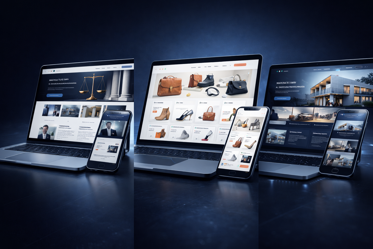 Mockup de página web creada por SimpliArg